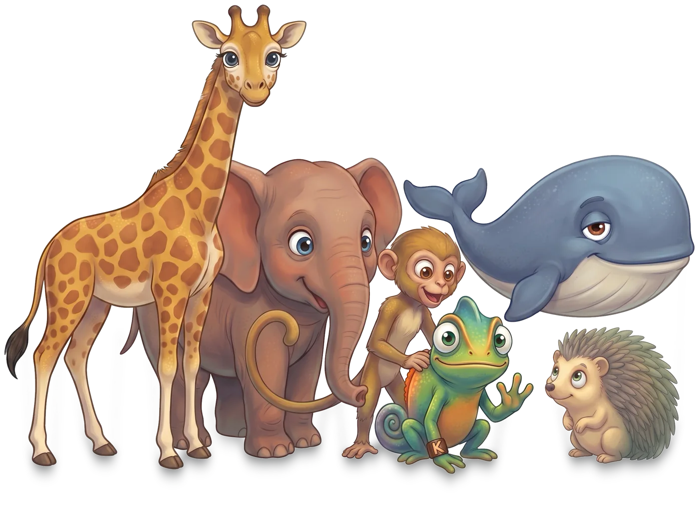 Kidy mit Suri, Tuma, Nino, Malu und Ida, alle sechs zusammen.
